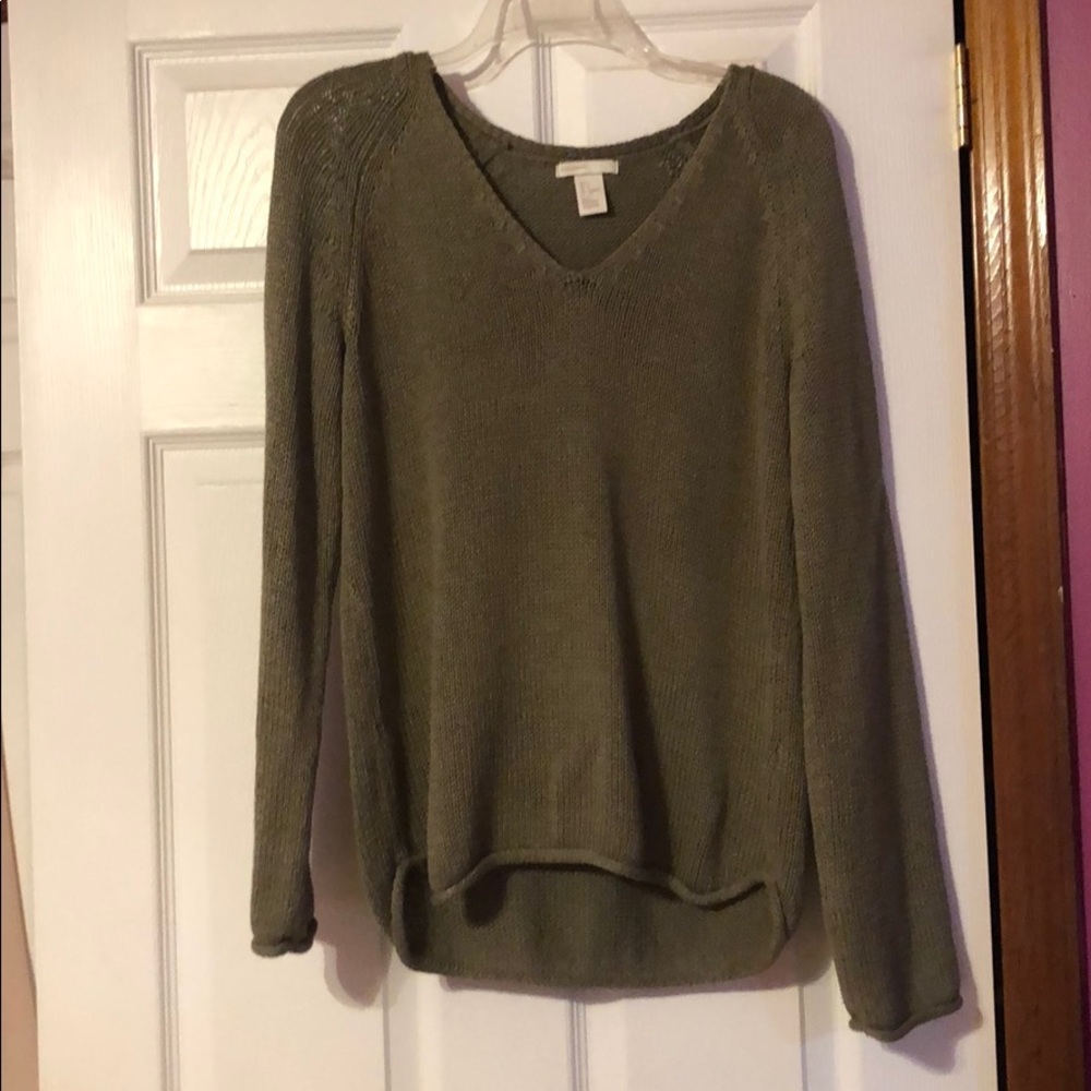 Green Knit Sweater